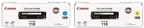 Canon Cartucho de tóner original 118 - Cian Original 118 Toner Cartridge - Amarillo