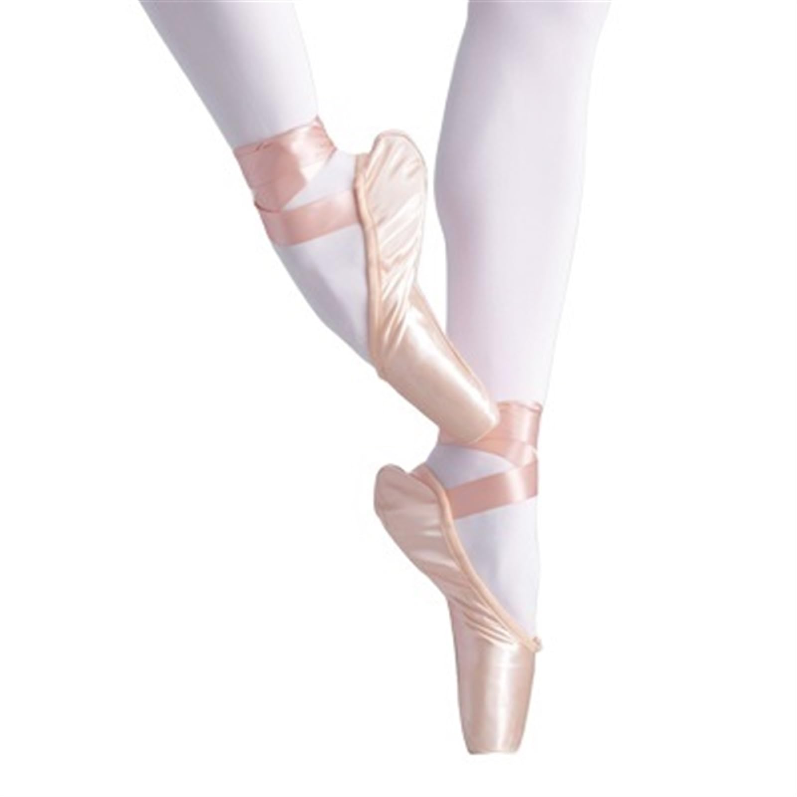 Chaussure De Ballet Filles Dames Ballet Pointe Chaussures Femmes Adultes Professionnel Satin Ballet Chaussures de Danse avec Ruban Femme Zapatillas de Ballet(Flesh Pink,Size 37)