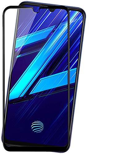 Image of Tempered Glass Screen Protector Compatible For VIVO S1 ; ZIX Full Screen Coverage (Except Edge to Edge) and Free Complete Easy Installation kit.