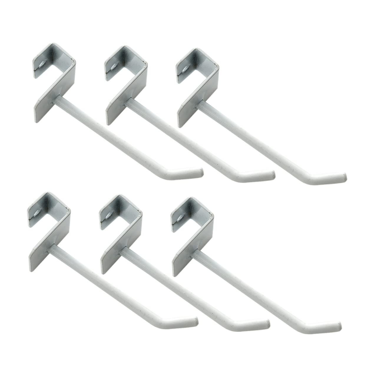 ABOOFAN Professional Square Tube Hooks Easy Install Display Rack Hooks for Shop