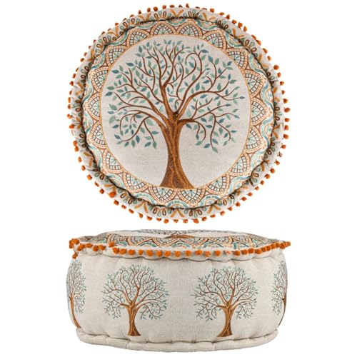 Marrakech Puf Cojín redondo 50 x 25 cm