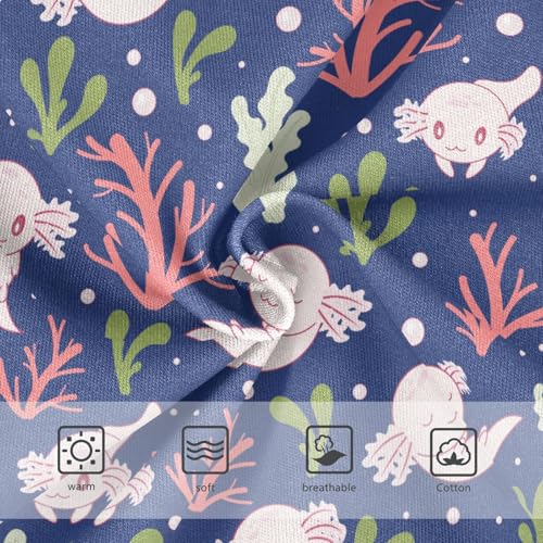 Girls Underwear Soft Cotton Funny Axolotl Kids Panties in Sizes 2/3t, 4t, 5t, 6 and 83