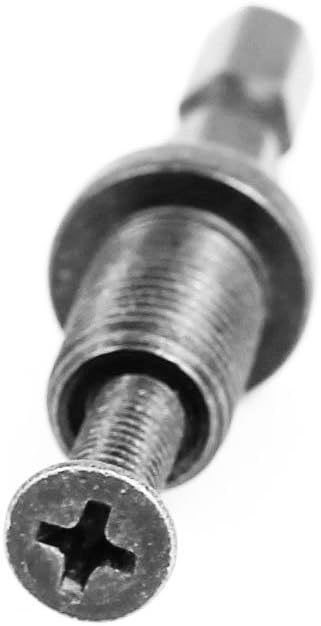 5pcs 1/4" Shank to 3/8-24UNF Thread Round Shank Lock Screw Drill Chuck Adapter Drill Chuck Adapter