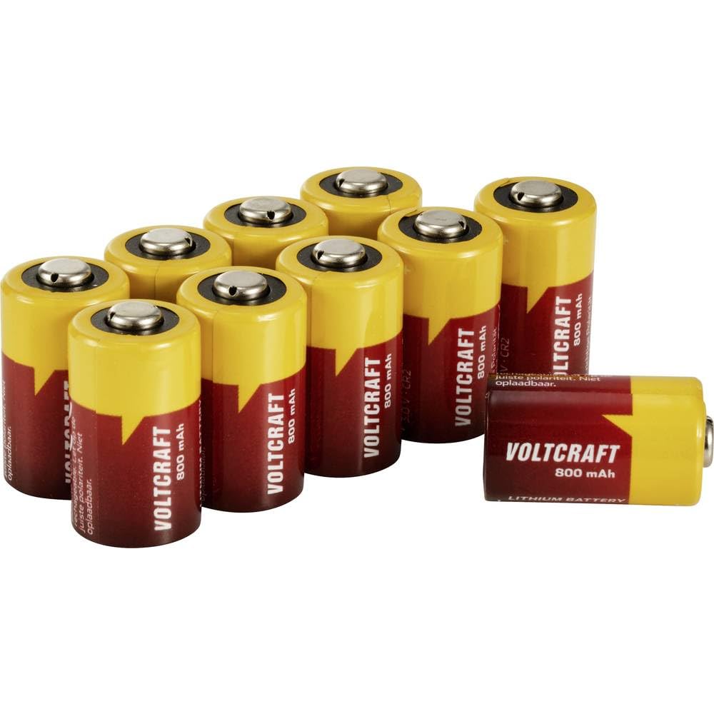 VOLTCRAFT CR2 Pile Photo CR 2 Lithium 800 mAh 3 V 10 pc(s)