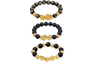 3 Pcs Set Feng Shui Good Luck Bracelets For Good Luck and Wealth