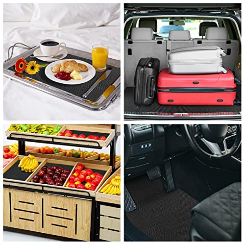 URAQT Universal Anti Rutsch Schmutzmatte, 100x90cm Kofferraumwanne, Zuschneidbar und Nahtlos Wasserdicht ​Antirutschmatte Auto rutschfeste Schutzmatte für Kofferraum Teppich Küche Schublade