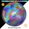 Balón de fútbol reflectante holográfico talla 3, 4 y 5 para niños y adultos, alta visibilidad para juegos nocturnos y entrenamiento, regalo ideal para niños y niñas de 8-12 años 5
