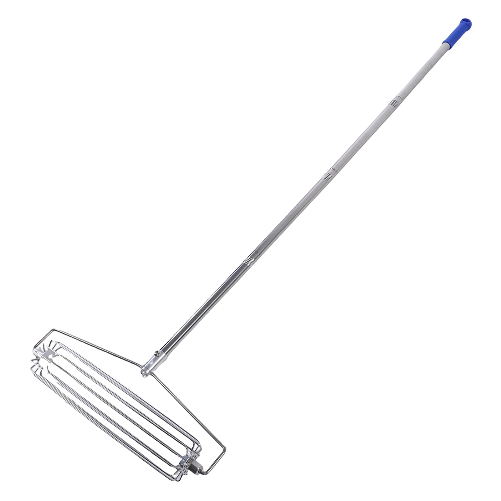 Yctze Rastrillo para Búnker de , Rodillo de Acero Inoxidable 304 de 4.5 Pies, Rastrillo para Trampa de , Campos de Béisbol Altos, Jardín, Paisaje, Playa, de con de Playa, Búnker, Césped y Jardín,