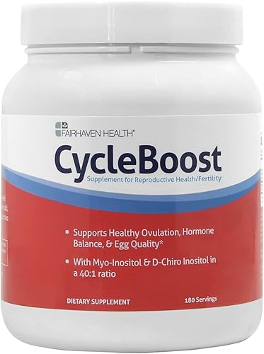 Fairhaven Health Polvo vegano de mio-inositol y D-chiro inositol Proporción 401 Equilibrio hormonal y apoyo ovárico saludable para mujeres* Sin