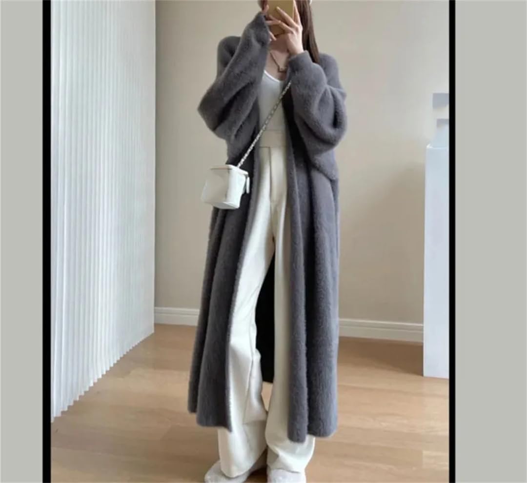 Knit Cardigans Sweater Women Autumn Winter Loose Soft Coat Long Knitted Jacket Cardigan Sweater.
