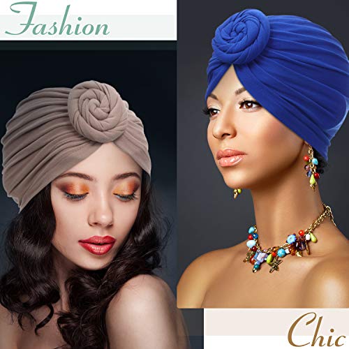 Image of SATINIOR 6 Pcs Turbans for Women