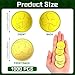Sanwuta 1000 PCS St. Patrick's Day Gold Coins Plastic Lucky Shamrock Leprechaun 3 Leaf Clover Coins for St Patricks Party Decoration Favors, 1.4 Inch (Vibrant Style)
