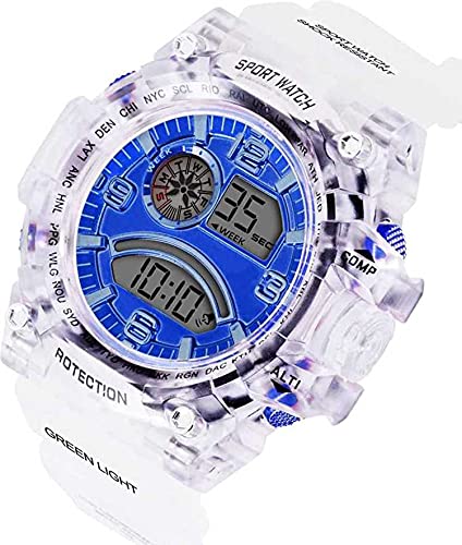 Image of FROZIL Shockproof Multi-Functional Multicolor Strap Waterproof Digital Sports Watch for Men's Kids Watch for Boys