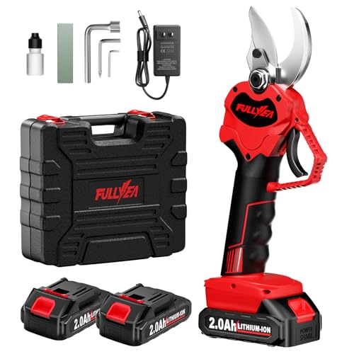 FULLYEA Electric Pruning Shears Cordless, 1.2'' (30mm) Cutting Diameter, Electric Pruner Branch...