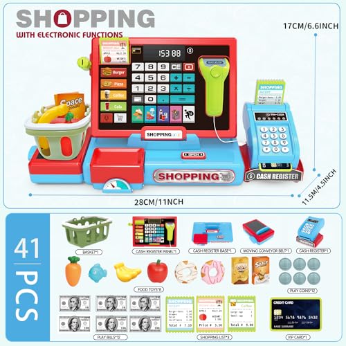 Reviews y listado de Caja registradora juguete Top cinco. 8 Imagen adicional