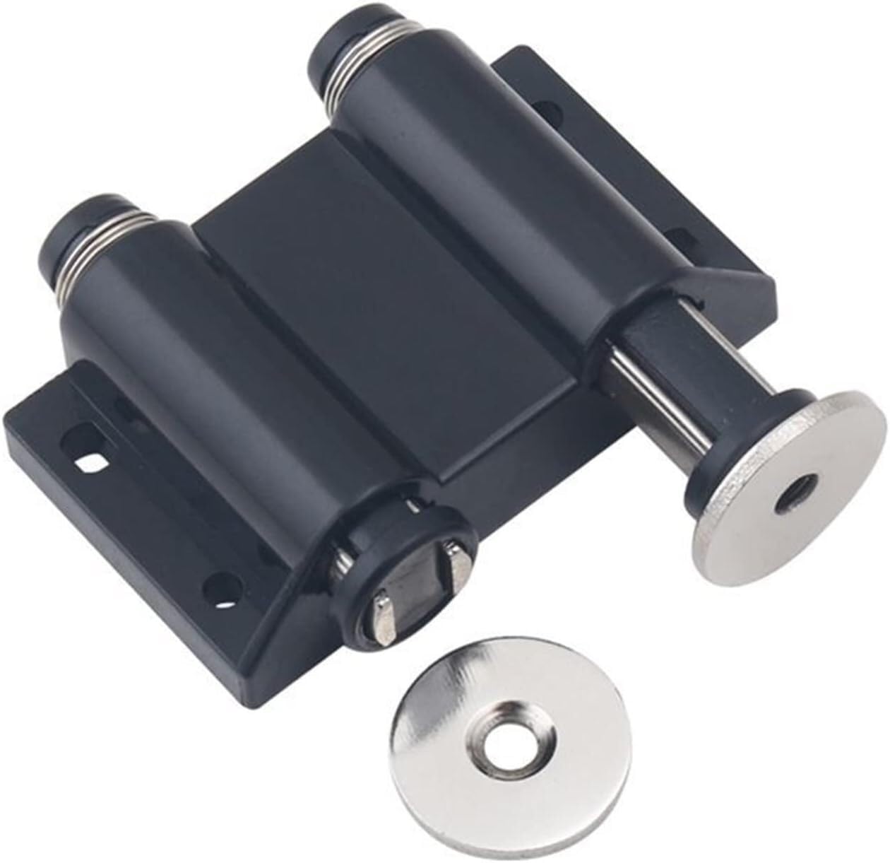 Mkauyycb Parent Door Bolt, Magnetic Cabinet Door Latch, Dual-Magnet Touch Cabinet Dampener