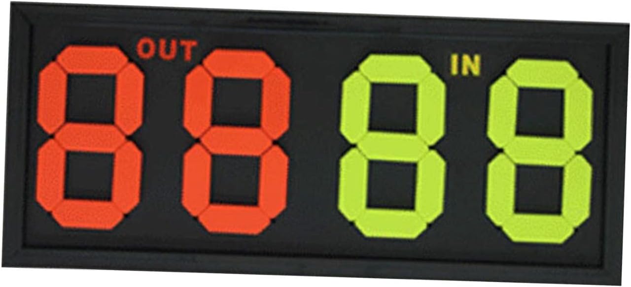 Football Soccer Manual Substitution Board Card 4 Digits for Referee Durable|Other