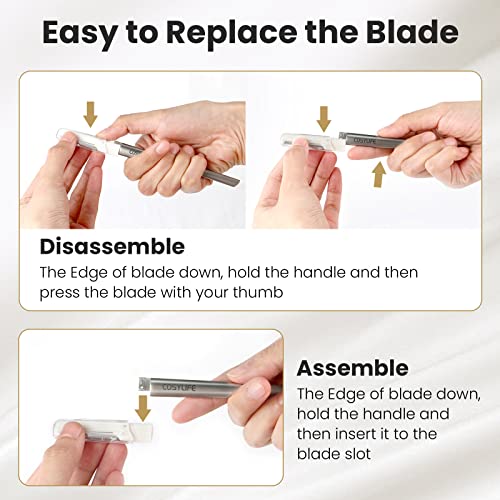 Dermaplaning-Tool-for-Face-Exfoliation-with-20-Replaceable-Blades-Facial-Shaver-Eyebrow-Razor-Peach-Fuzz-Removal-Eyebrow-Shaper-for-Women-Easy-to-Use-Dermaplaner-Help-Exfoliate-and-Smooth-Skin