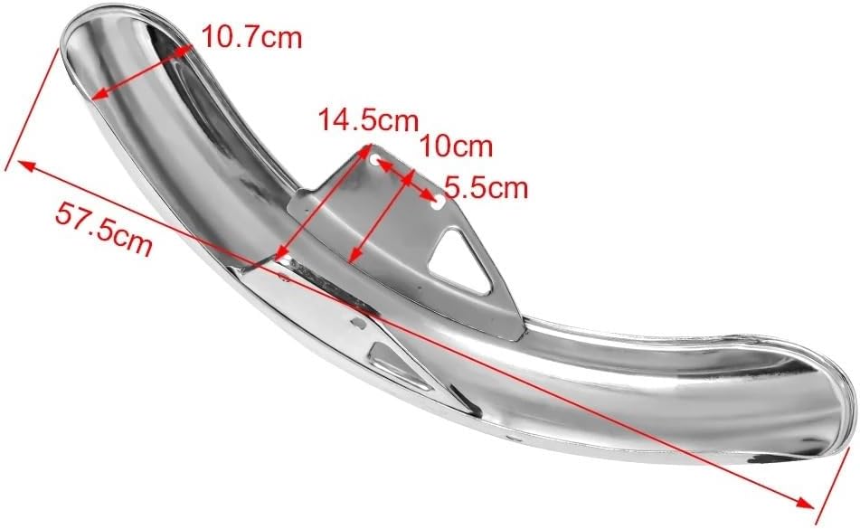 Motorcycle Mudguard Motorcycle Accessories Motorcycle Front Mudguard Mud Guard Wheel Cover For GN125