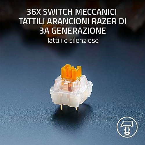 Pacchetto di interruttori meccanici - Interruttore tattile arancione (Ottimizzato per il gioco, Durata di 100 milioni di tasti, Connettori versatili a 3 pin) - Tastiera gaming - Immagine 2