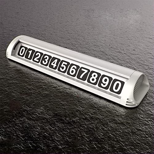 Homyl Number Secreto, luminoso, número de telefone, placa de notificação temporária para estacioname