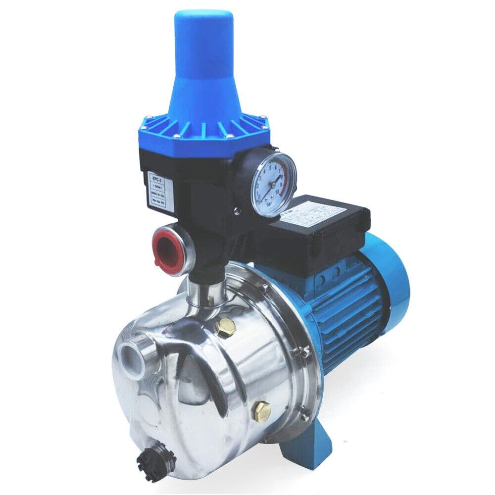 Pompa centrifuga da giardino, 1100 W, con controllo della pompa, pompa centrifuga per impianto idraulico domestico