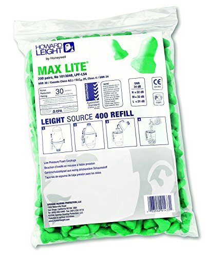 Honeywell Max Lite��Howard Leight ���C�g�C���[�v���O ���t�B�� Leight Source 400�f�B�X�y���T�[�p 200�g (LPF-LS4)