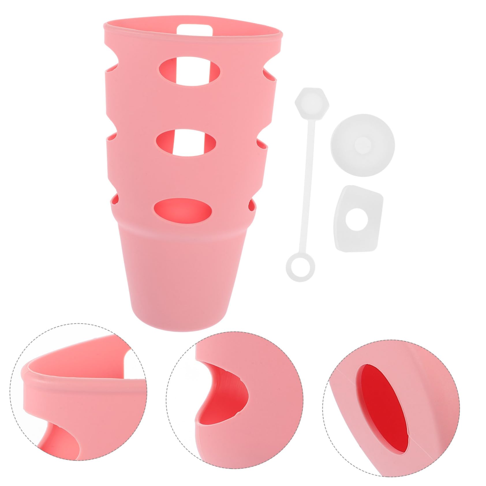 SUPVOX 3 Juegos De Cubierta Protectora De Copa Botella De Silicona De Arranque Botella De Cubierta Inferior Botas De Botella Para El Hogar Botas De Botella Cubierta De Botella De