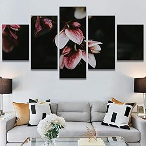 SIGNWIN 5 Panel Canvas Wall Art Modern Art...