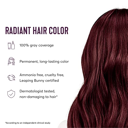 Madison Reed Radiant Hair Color Kit, Dark Auburn Red For 100% Gray Coverage, Ammonia-Free, 5Nrm Trieste Red, Permanent Hair Dye, Pack Of 2 #TOP3