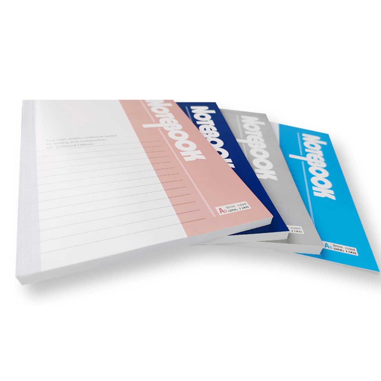 Amazon.co.jp: QQZSG ノート a5メモ帳 ノートブック 48ページ 厚手 色