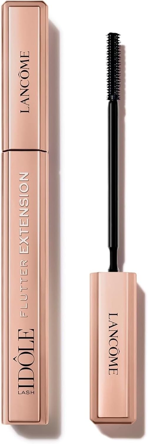 Lanc me Lash Id le Flutter Extension, Mascara, Instant Lash Lengthening, Fluttery, Super-long Lashes, Flake-Free with Up to 24hr Wear and Precise Brush Full, Travel or Gift Set
