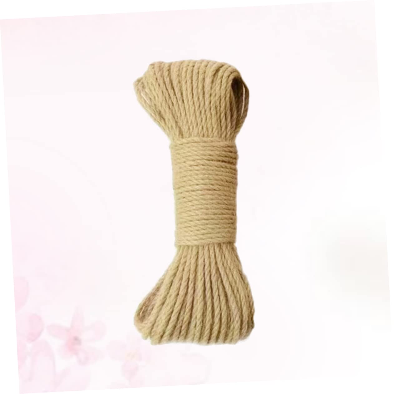 Uonlytech 30m Corde De Jute Naturelle Épaisse Résistante Loisirs Créatifs Emballage Cadeaux Jardinage Décoration