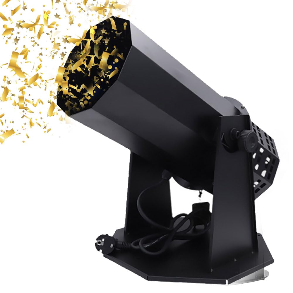 FLEAGE 1500W Confetti Machine, Wedding Confetti Machine, Confetti Shooter Machine Fog Machine Effect Machines with Remote Control, for Bar Atmosphere, Celebration