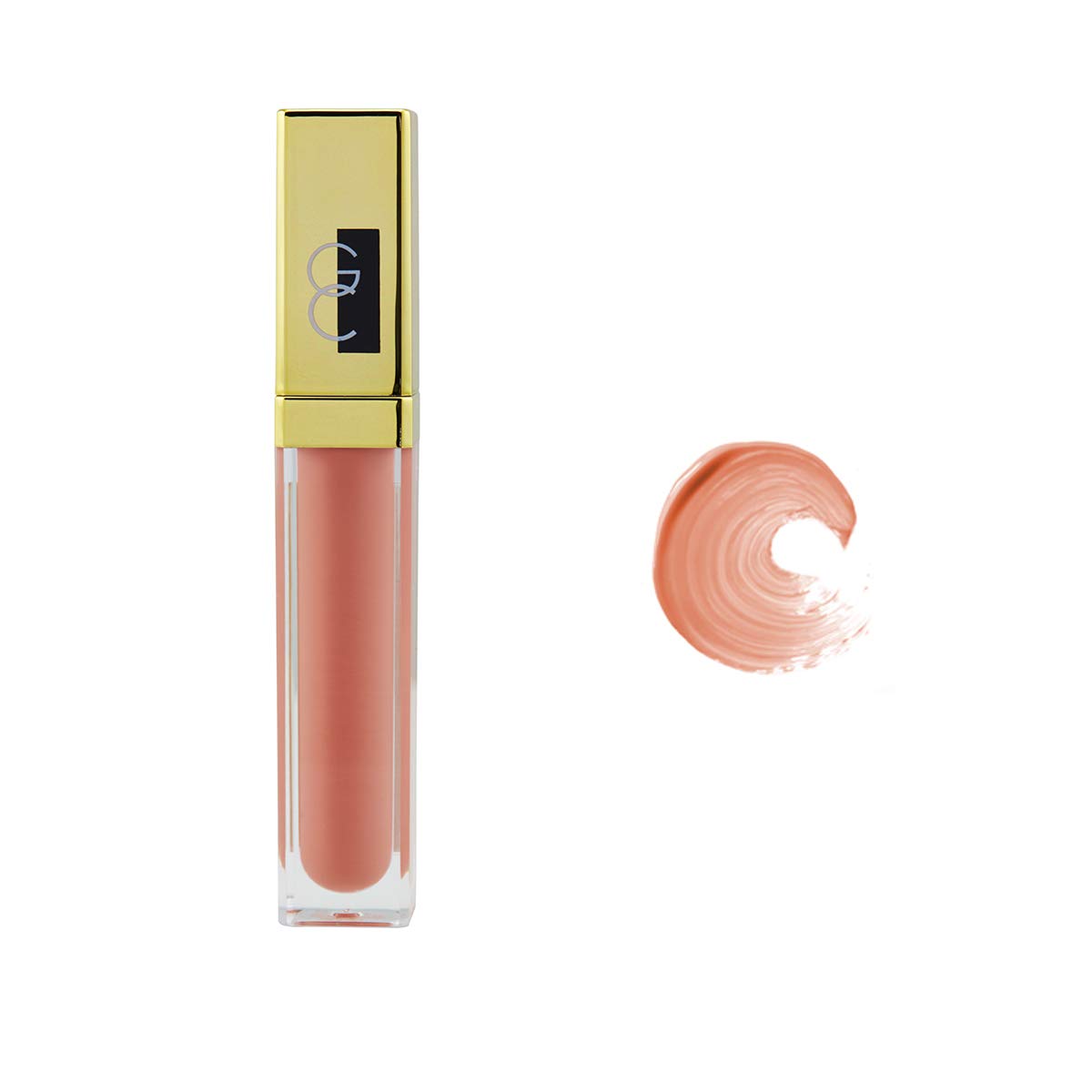 Gerard CosmeticsColor Your Smile Lip Gloss Nude, Super Pigmented Nude Lip Gloss with LED Light and Mirror, Shiny Finish, Hydrating Liquid Lip Color, Cruelty Free and Made in USA