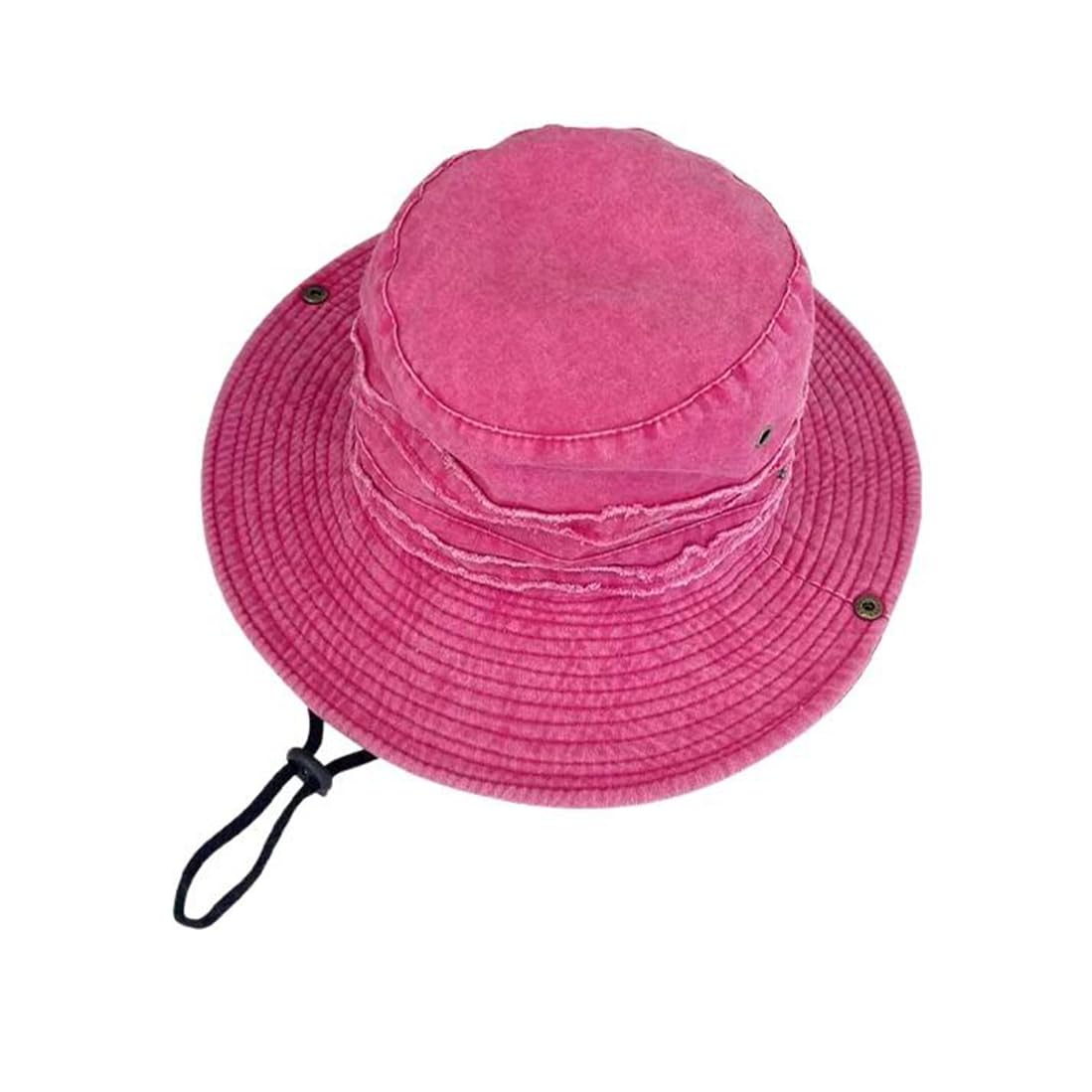 JMONLPICY Retro Adjustable Sun Protection Casual Boonie Bucket Cowboy Hat Women Men Outdoor Fishing Camping Hiking Sun Cap Khaki