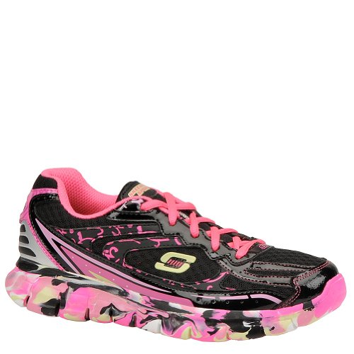 Skechers Girls Synergy Shake UP Black Casual 12 US