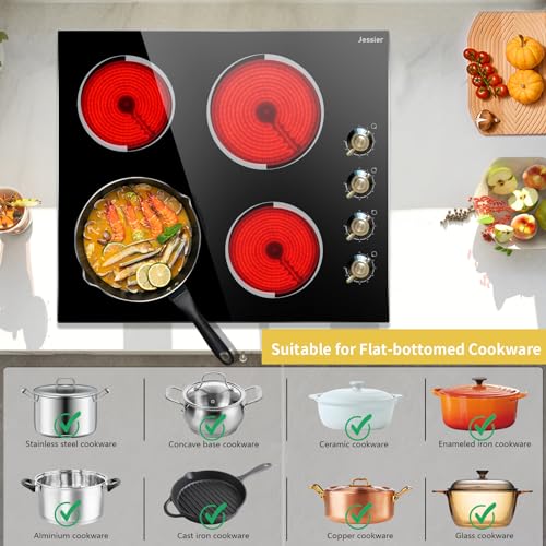 Hornos Y Parrillas, Kitchen estufa induccion 4 quemadores Marca Jessier (3)