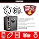 Master Lock Tresor Feuerfest und Wasserdicht mit Zahlencode, Dreifacher Schutz - Flug, Feuer und Flut, elektronische Kombination, 56,6L, 60.3 x 47.2 x 49.1 cm