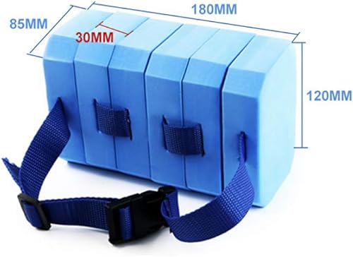 Miniatura 2 de Firlar Cinturón de natación, equipo de ejercicio acuático, espuma EVA, auxiliar, entrenamiento acuático, ayuda a la cintura, cinturón de flotación
