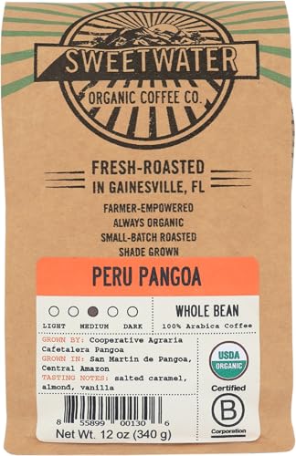 Sweetwater Organic Coffee Co Organic Peru Pango Coffee, 12 OZ