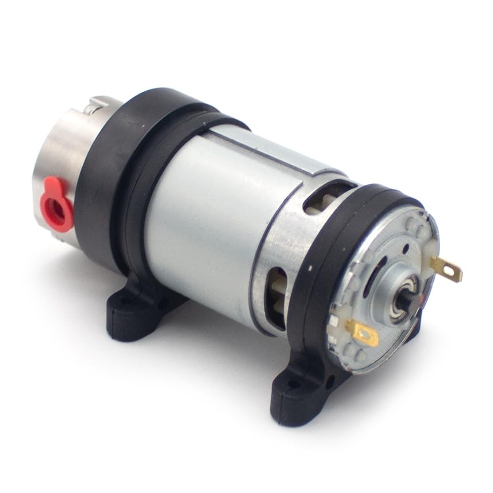 DC 24V Mikro-Zahnradpumpe, Korrosionsbeständige Hochpräzise Dosierpumpe aus Lebensmittelechtem Edelstahl, Flüssigkeitssaugpumpe 0,65ML/R