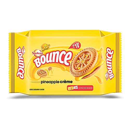 Image of Sunfeast Bounce Cream Pineapple Zing, 82 g