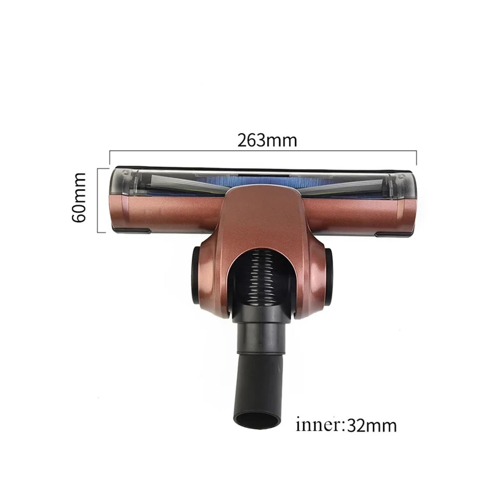 Brosse Turbo à air comprimé for dépoussiérage, tête de Nettoyage Portable, buse motorisée de 32 mm, collecteur Universel for crevasses