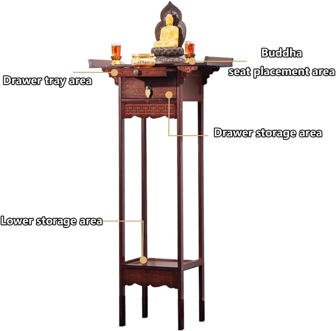Altar Table,Chinese cabinet pedestal 【ストレージキャビネットコーナーテーブルリビングルーム】 offering table,Storage