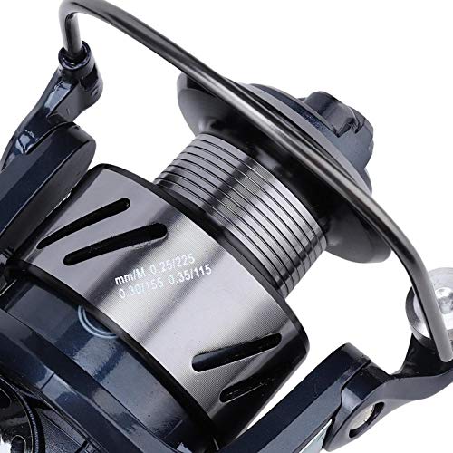 FOLOSAFENAR Spinnrolle Angelrolle Langstrecken-Angelrolle Leichte Hochleistungs-Angelrolle zum Angeln(TX3000) – Bild 8