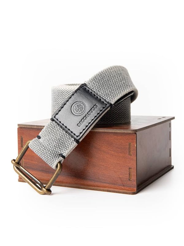 Bacca Bucci® Men's Military Style Army Tactical Cotton/Canvas Webbing Adjustable Metal Buckle Belt 5 51MgWJZ3GML