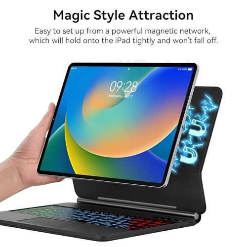 Image of keyboard case for iPad Air 13 inch (M3 /M2)&iPad Pro 12.9 inch(3rd /4th /5th /6th)