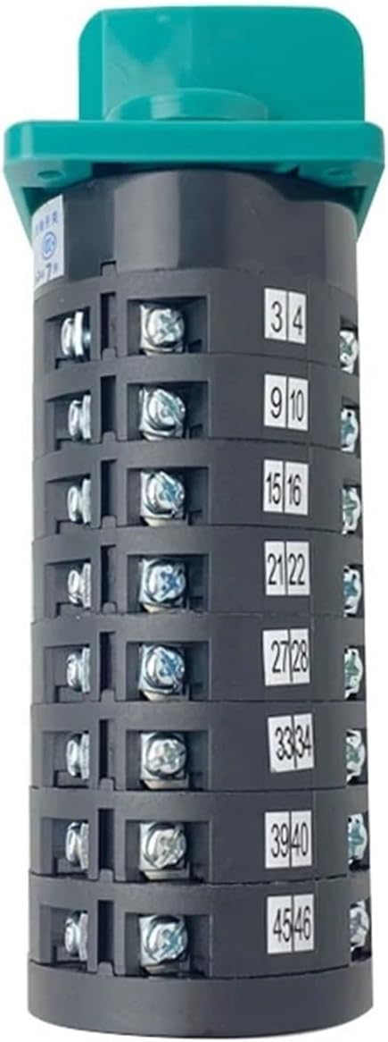 Rotary Cam Switch 6 Positions LW6-8/F432 Changeover Universal Selector 380V 5A 8 Pole 48 Terminals(Customize)