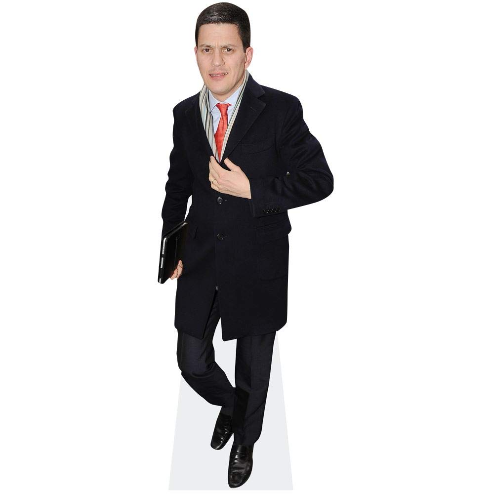 David Miliband Mini Size Cutout